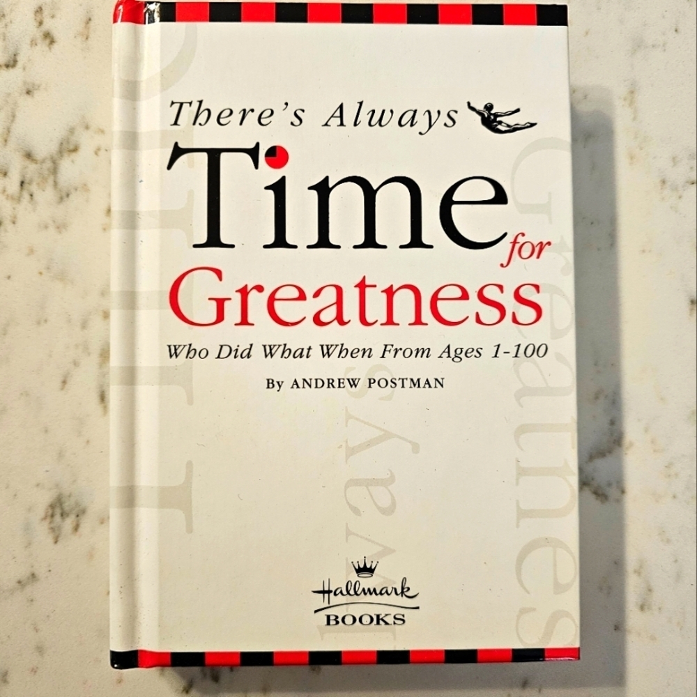 💥4 for $25💥 Hallmark Books There's Always Time for Greatness